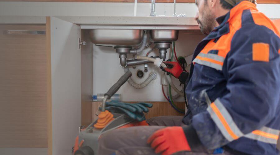 Professional slab leak plumber services in Loogootee, IN